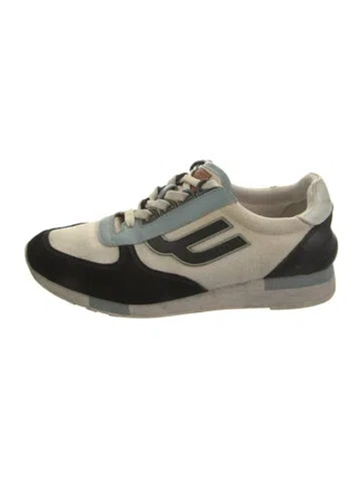 Pre-owned Bally Canvas Athletic Sneakers In White