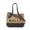 Bally Small Patterned Tote Bag In Brown