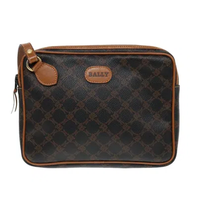Pre-owned Bally Canvas Clutch Bag () In Brown