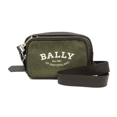 Pre-owned Bally Canvas Leather Shoulder Bag () In Multi