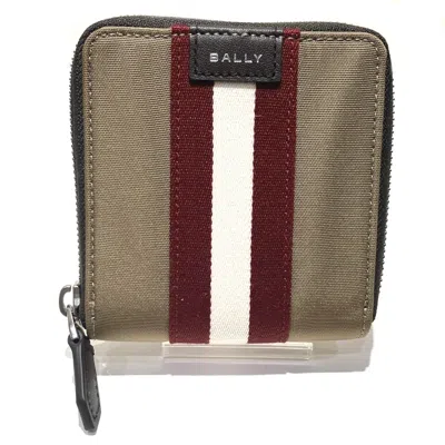 Pre-owned Bally Canvas Pvc Leather Wallet (bi-fold) () In Multi