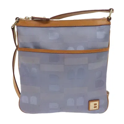 Pre-owned Bally Canvas Shoulder Bag () In Blue
