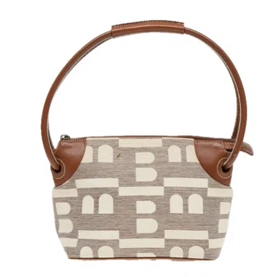 Pre-owned Bally Canvas Shoulder Bag () In Brown