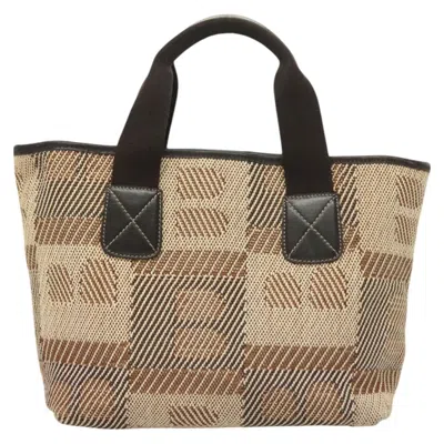 Pre-owned Bally Canvas Tote Bag () In Brown