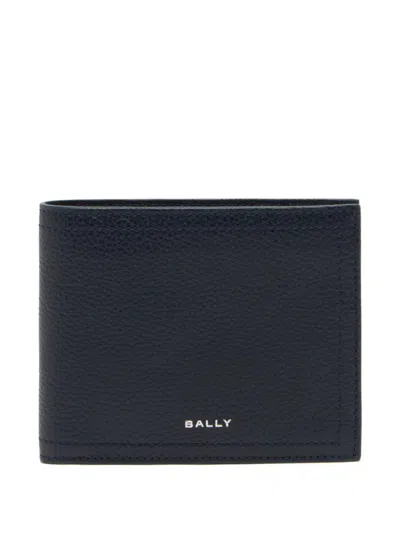 Bally Capitol Grained Leather Wallet In Black