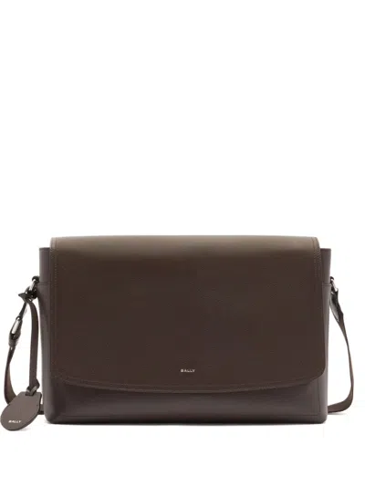 Bally Capitol Messenger Bag In Brown
