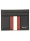 Bally Card Holder With Logo In Black