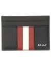 Bally Card Holder With Logo In Black