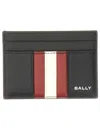 Bally Card Holder With Logo In Gray