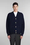 BALLY CARDIGAN IN BLUE WOOL
