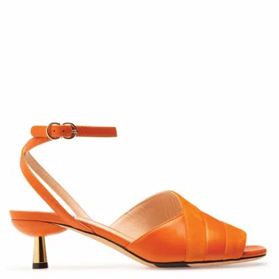 Bally Caroll 45 Lamb Leather Sandals In Multi