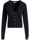 Bally Cashmere Cardigan In Blue