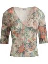Bally Cashmere Cardigan In Neutrals