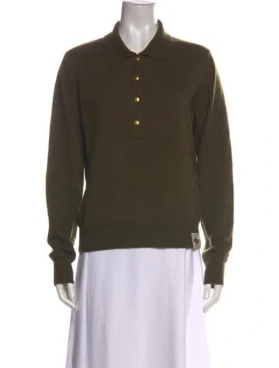 Pre-owned Bally Cashmere Sweater In Green