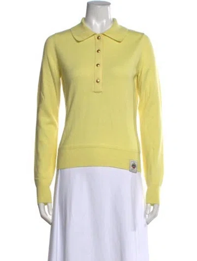 Pre-owned Bally Cashmere Sweater In Yellow