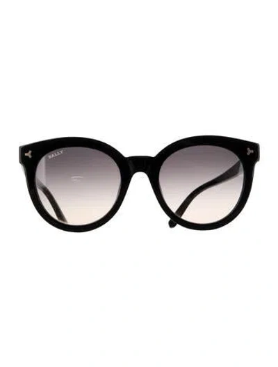 Pre-owned Bally Cat-eye Gradient Sunglasses In Black