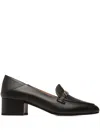 Bally Chain-embellished Leather Pumps In Black