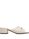 Bally Chain-embellished Leather Sandals
