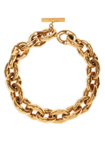 Bally Chain-link Polished Necklace In Gold