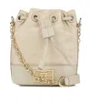 Bally Bucket Bag Crossbody Chain Strap In Nude