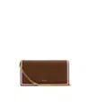 Bally Chained Code Wallet In Brown