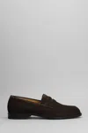 Bally Charney U Loafers In Brown Suede In Brown