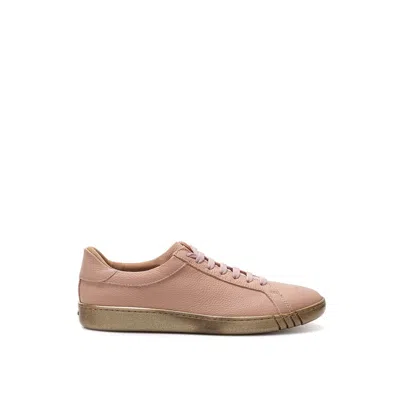 Bally Chic Leather Sneakers For Sophisticated Women's Style In Pink