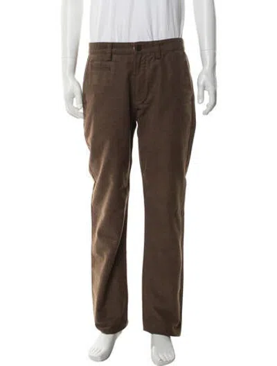 Pre-owned Bally Chinos In Brown