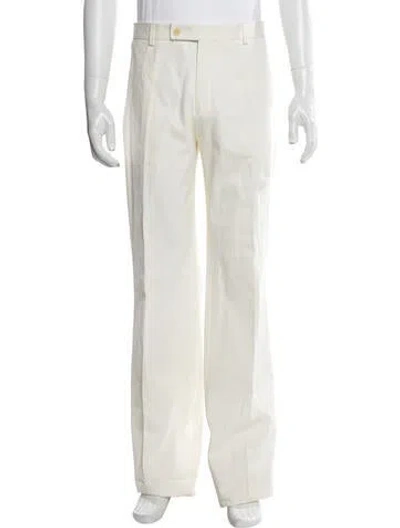 Pre-owned Bally Chinos In Neutral