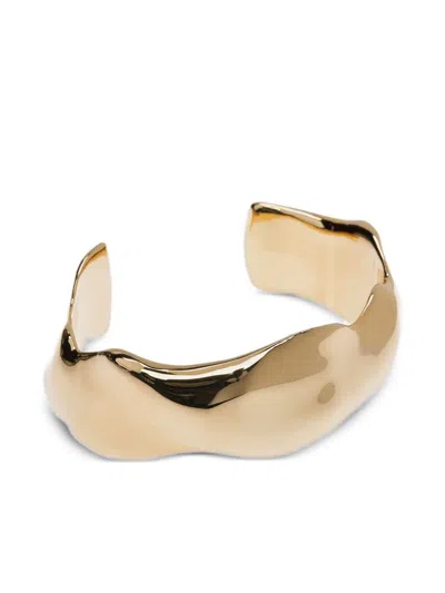 Bally Chunky Cuff Bracelet In Gold