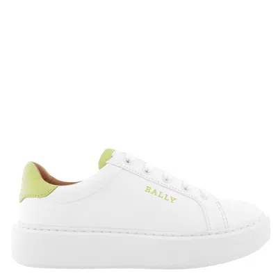 Bally Clarys Leather Low-top Sneakers In White