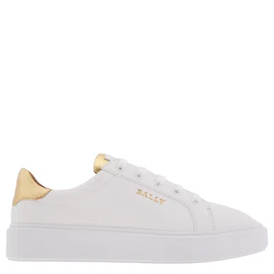 Bally Clarys O Leather Low-top Sneakers In White