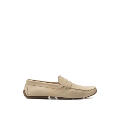 Bally Classic Leather Loafers For Men's Men In Beige