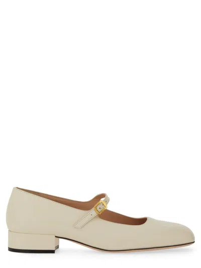 Bally Pump In Leather In Beige