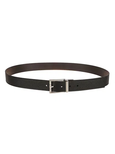 Bally Classic Rectangle Belt In Black