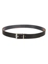 Bally Classic Rectangle Belt In Black