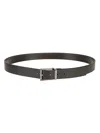 Bally Classic Rectangle Belt In Black