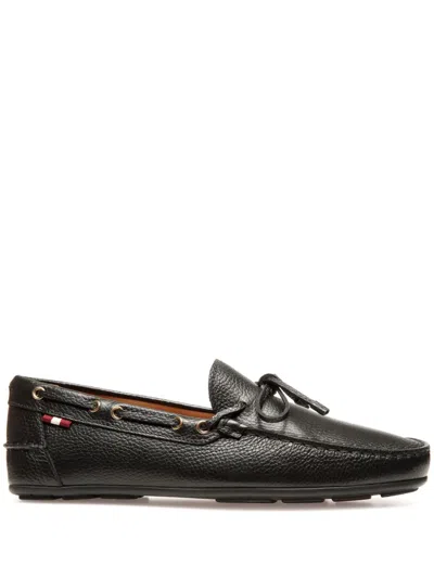 Bally Clay Driver Loafers In Black