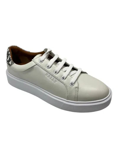 Bally Clorys 6234065 Women's White/roccia Leather Sneakers In Multi