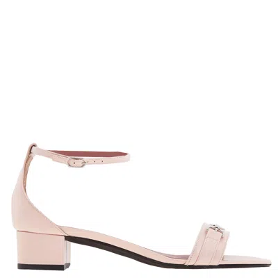 Bally Cloto Patent Leather Sandals In Neutral
