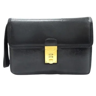 Pre-owned Bally Clutch Bag () In Black