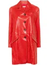 Shop Bally Coats In Candy Red