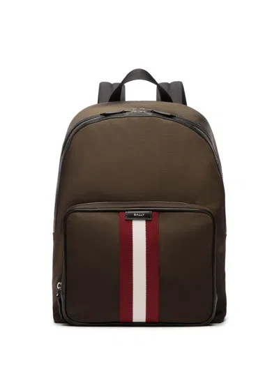 Bally Code Backpack In Green