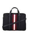 Bally Code Briefcase In Black+palladio