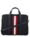 Bally Code Briefcase In Black