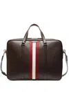 Bally Code Briefcase In Brown