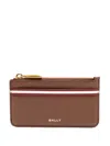 Bally Code Card Holder In Brown