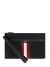 Bally Code Clutch Bag In Black