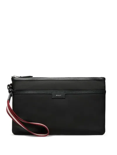 Bally Code Clutch Bag In Black