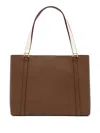 Bally Code Leather Tote Bag